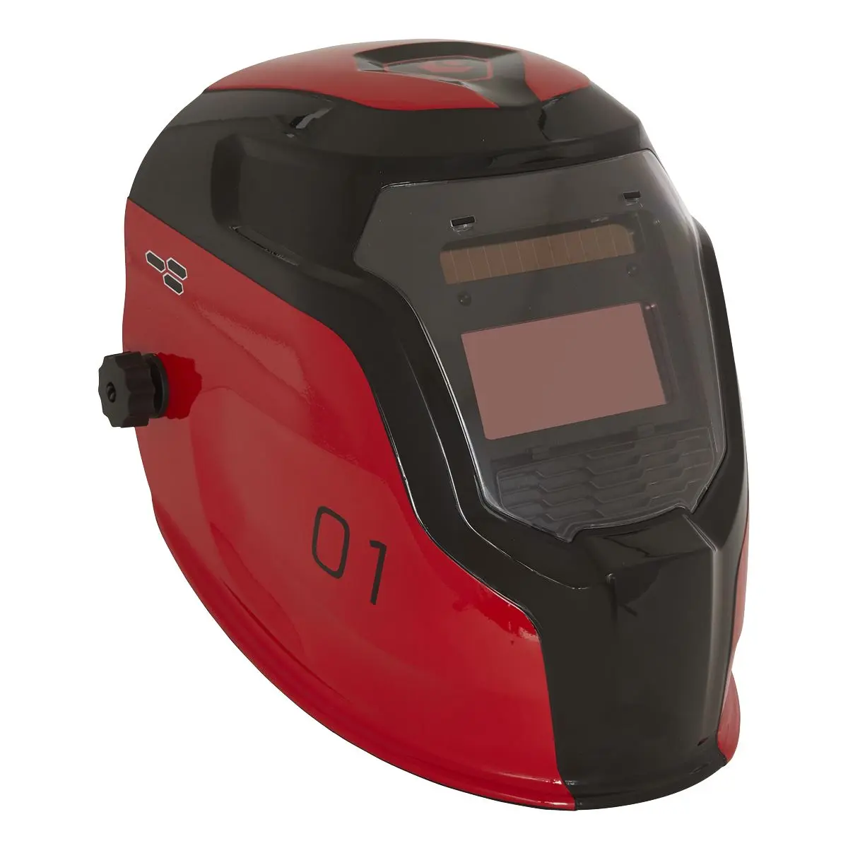 Sealey Auto Darkening Welding Helmet Shade 9-13 Red - Image 5