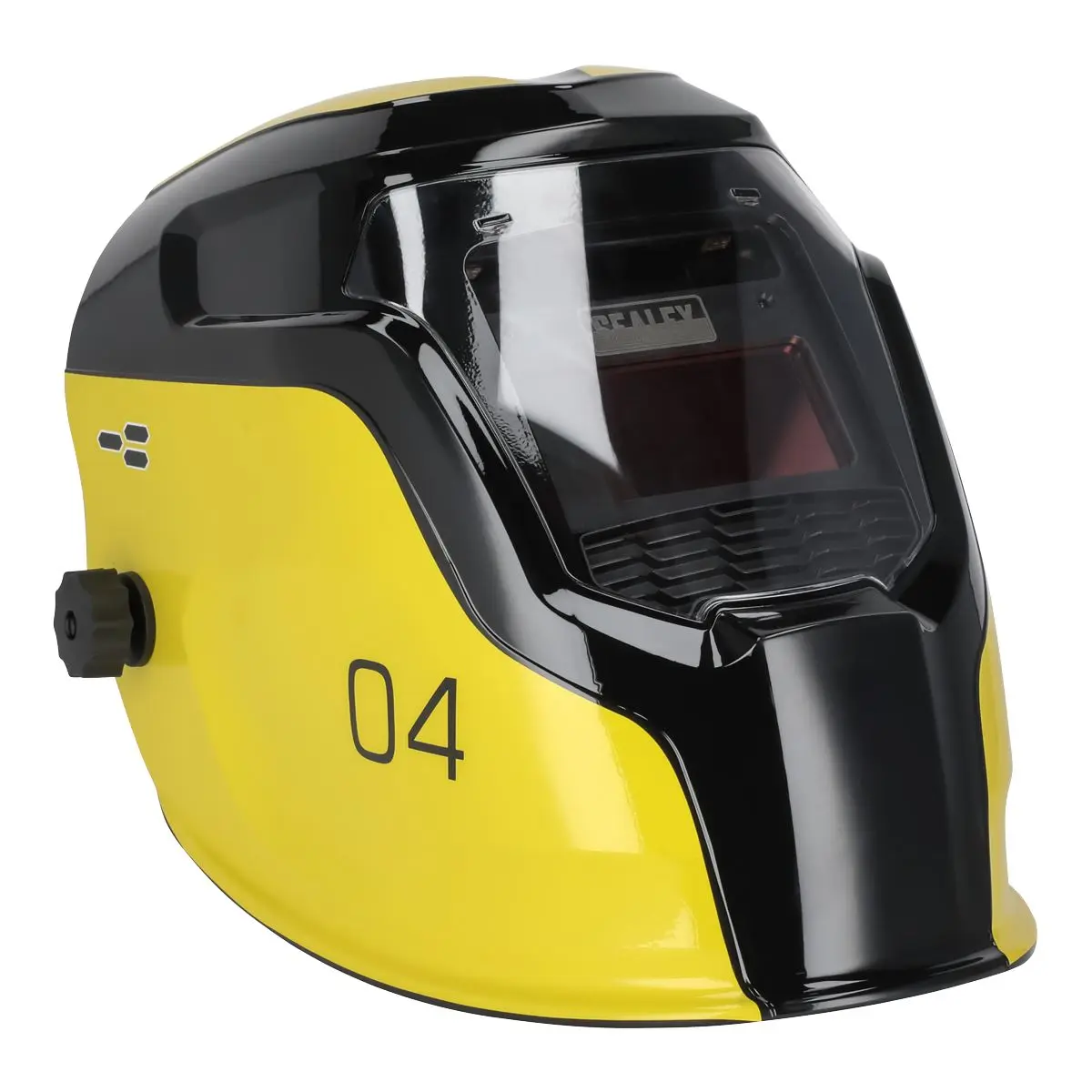 Sealey Auto Darkening Welding Helmet Shade 9-13 Yellow - Image 3