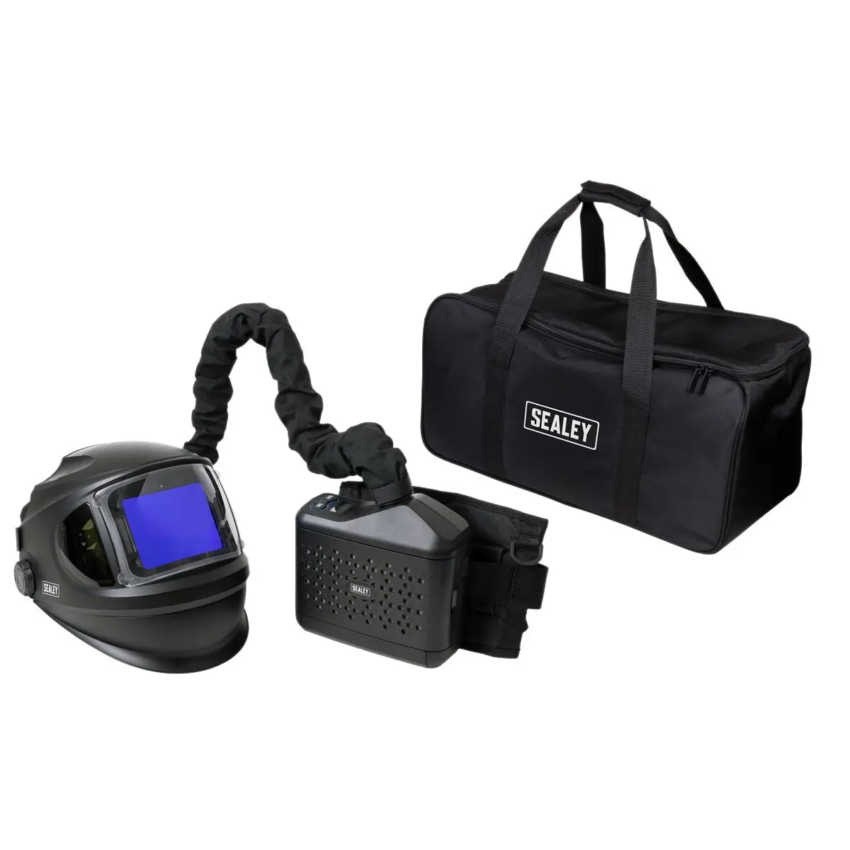 Sealey Auto Darkening Welding Helmet with TH3 Powered Air Purifying Respirator (PAPR) - Image 5