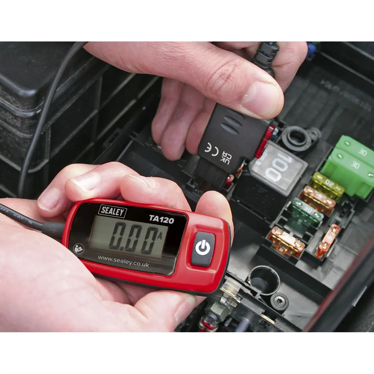 Sealey Automotive Current Tester Standard Blade Fuse 20A Car Commercial Circuit - Image 4