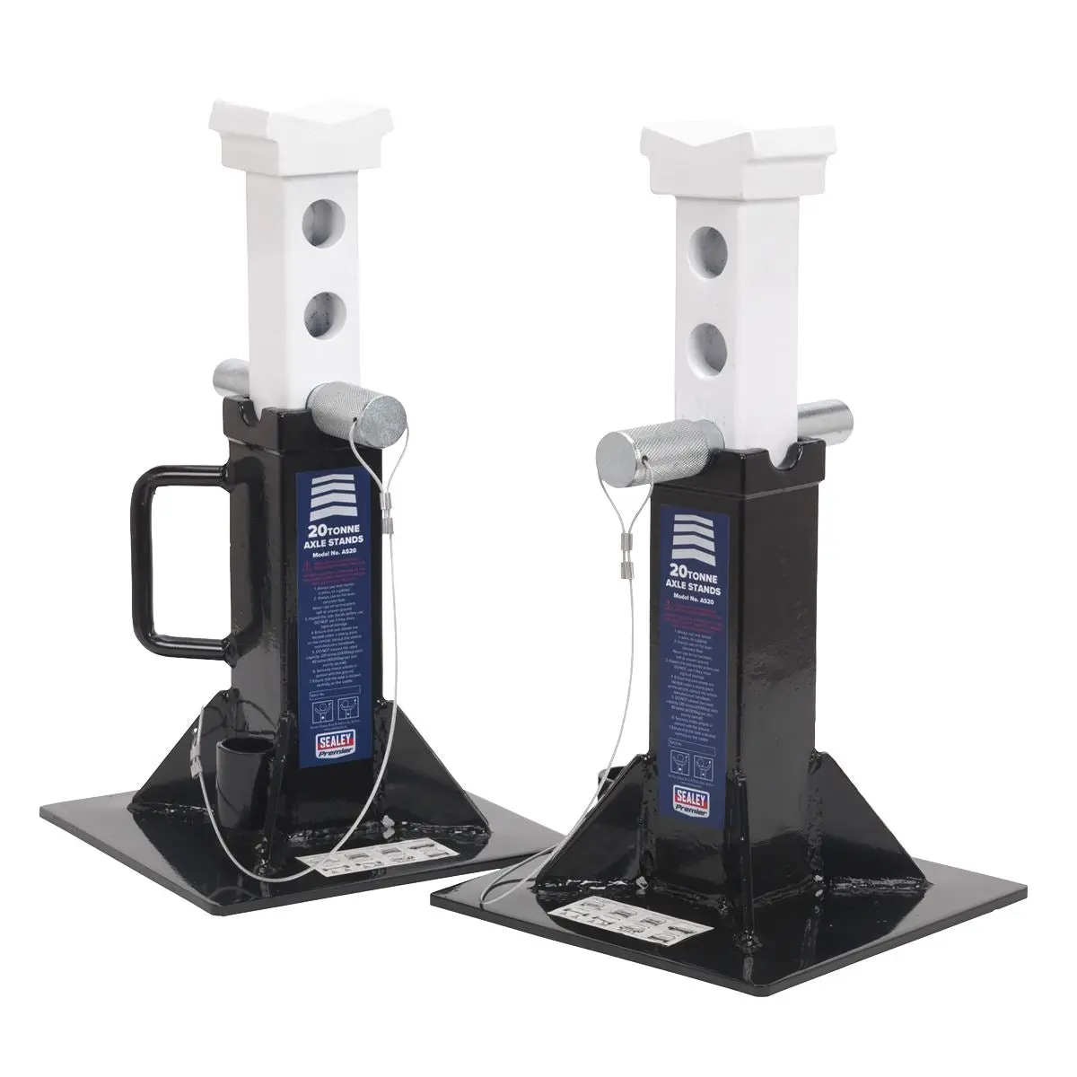 Sealey Axle Stands 20 Tonne Capacity Per Stand Pair - Image 3