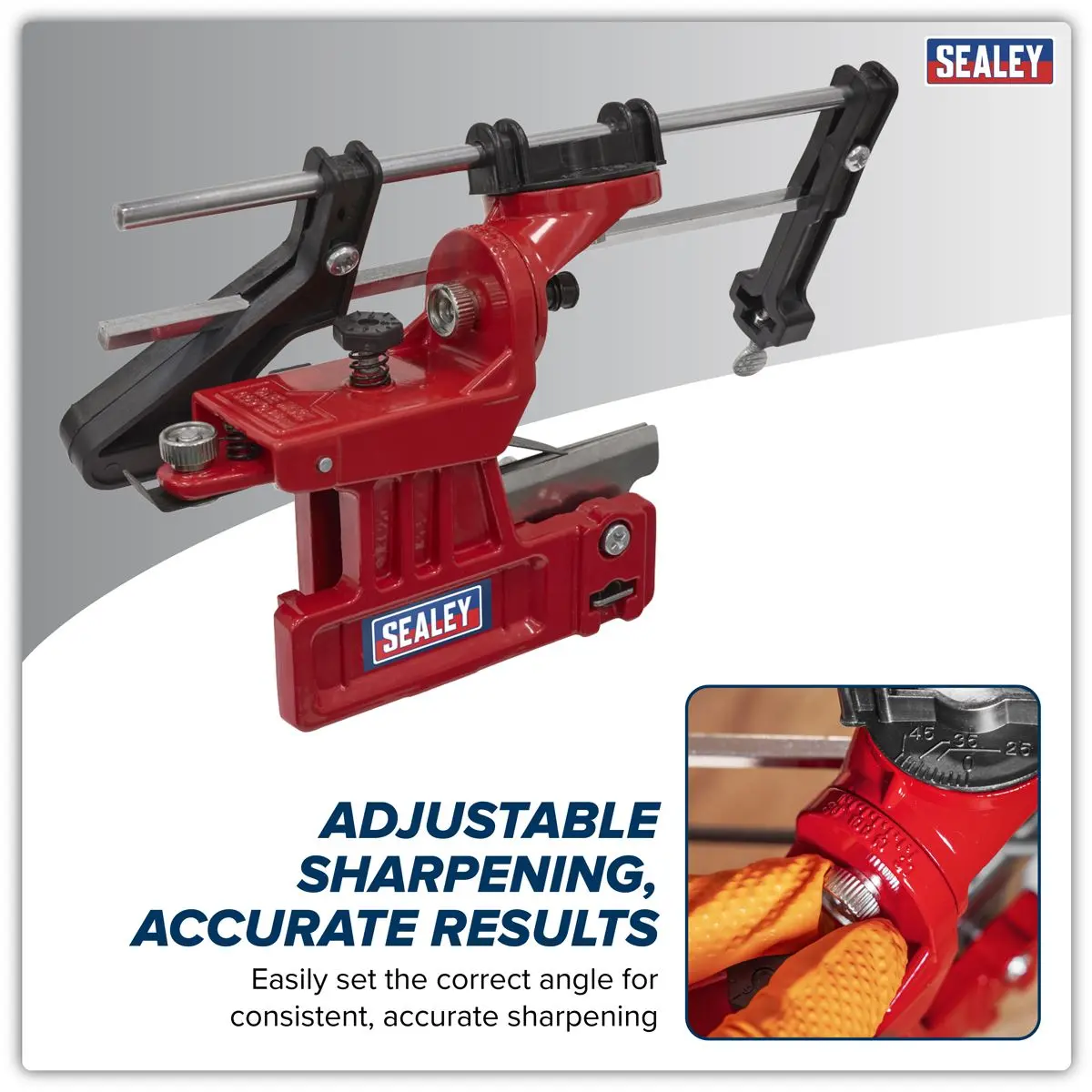 Sealey Bar Mounted Chainsaw Chain Sharpening Guide - Image 8