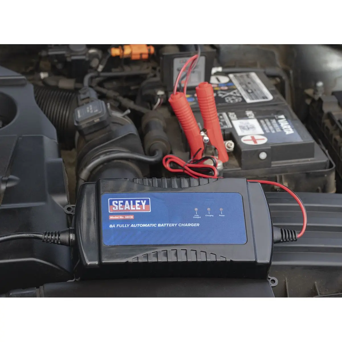 Sealey Battery Maintainer Charger 12V 8A Fully Automatic - Image 2