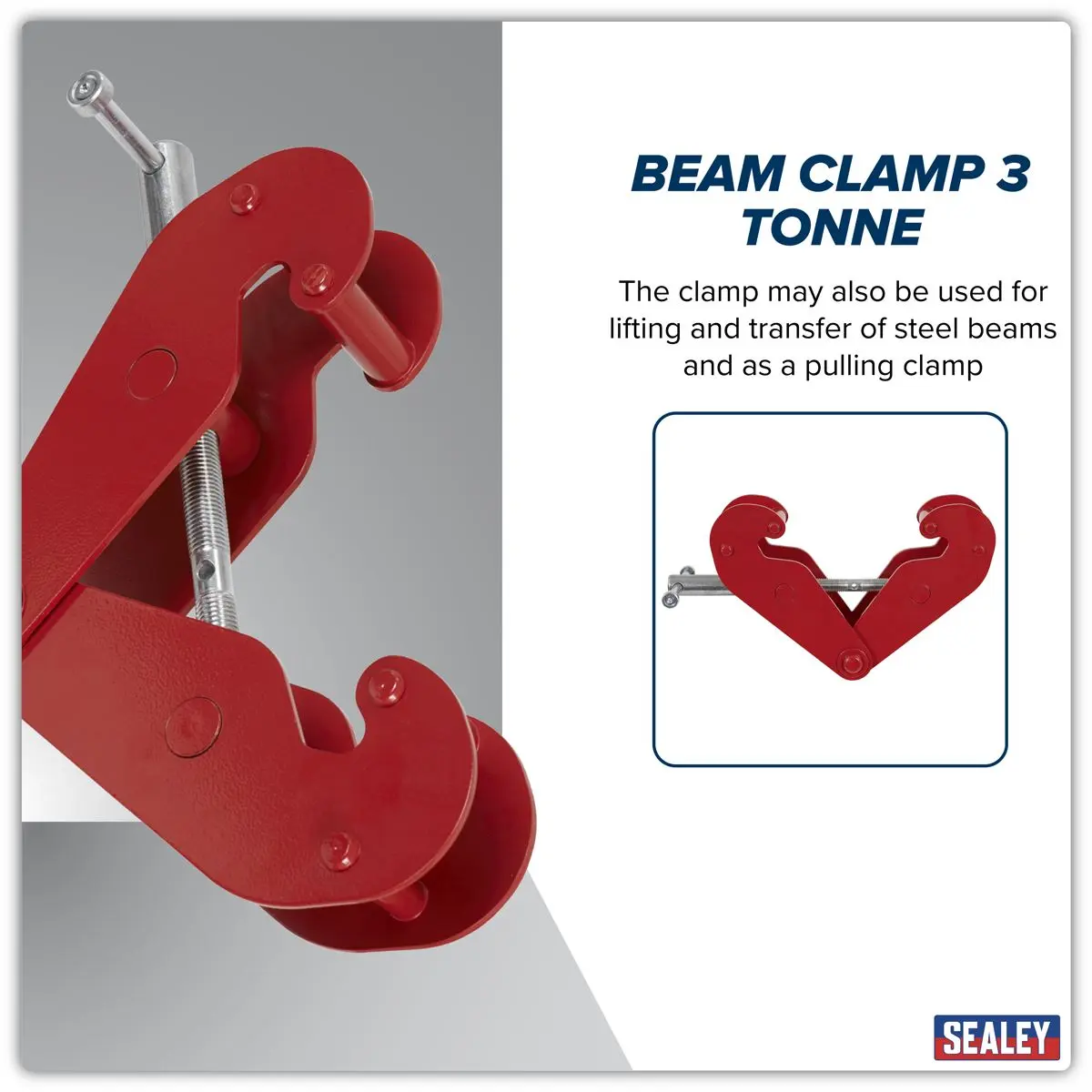 Sealey Beam Clamp 3 Tonne - Image 3