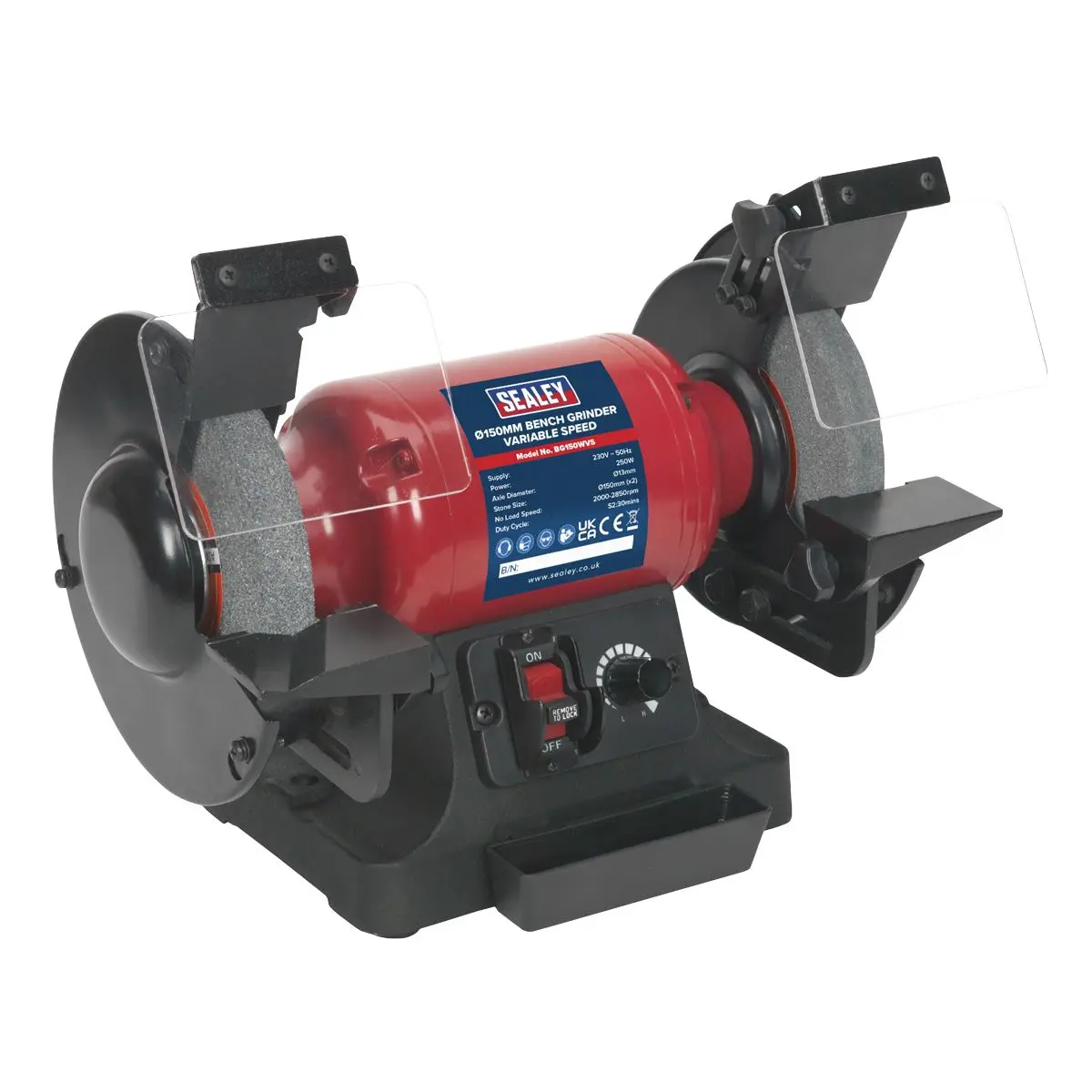 Sealey Bench Grinder Ø150mm Variable Speed