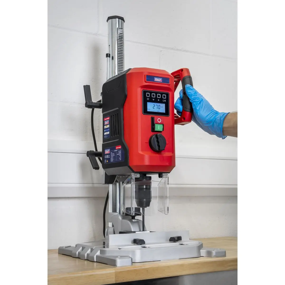 Sealey Bench Pillar Drill with Digital Display & Laser Guide 720W - Image 12