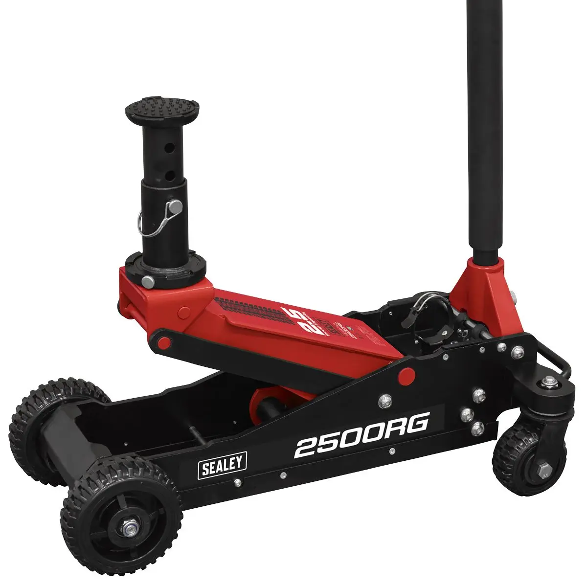 Sealey Big Wheel Hybrid Trolley Jack for Off-Road Vehicles, SUVs, Vans & 4x4s with Super Rocket Lift 2.5 Tonne - Image 3