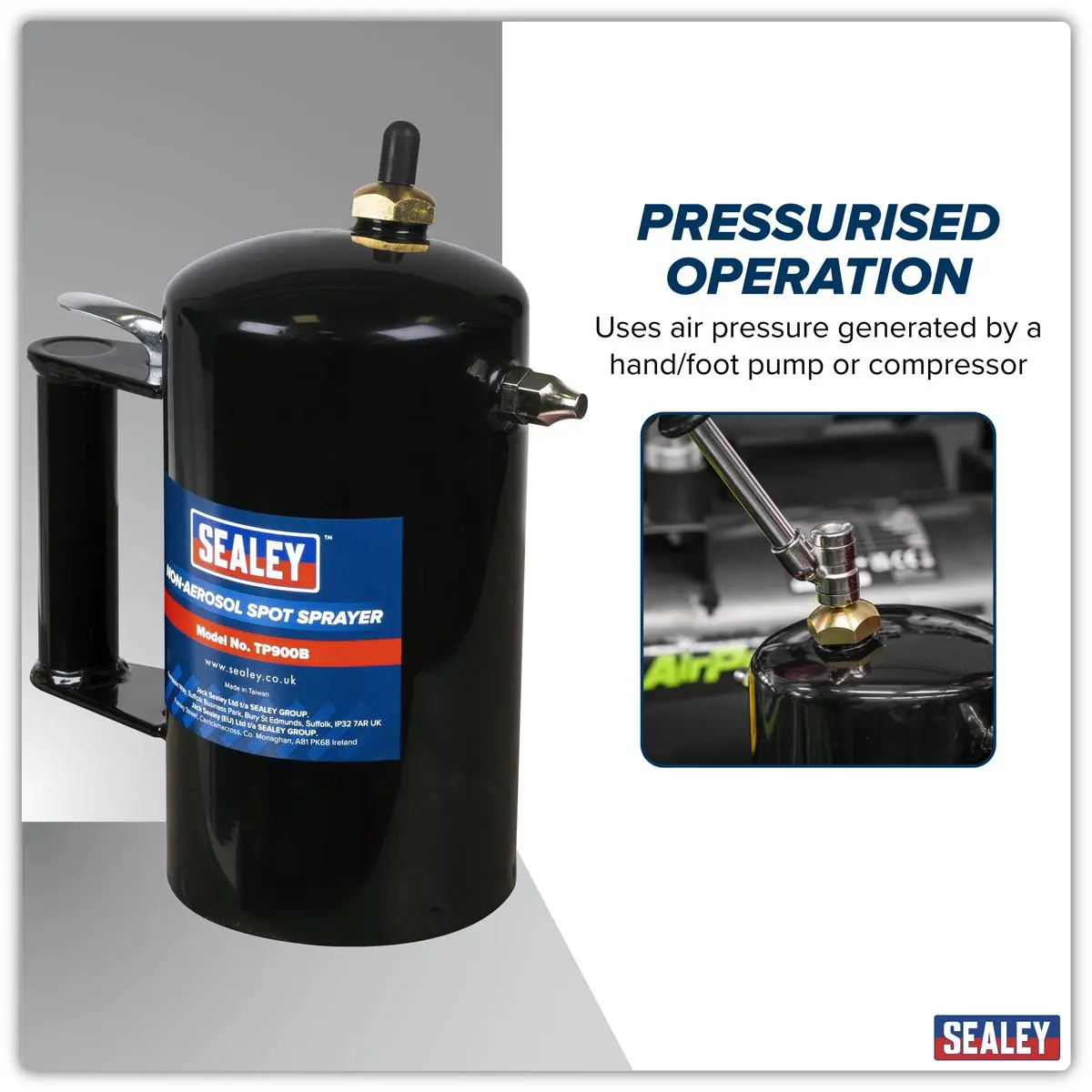 Sealey Black Non-Aerosol Spot Sprayer - Image 11