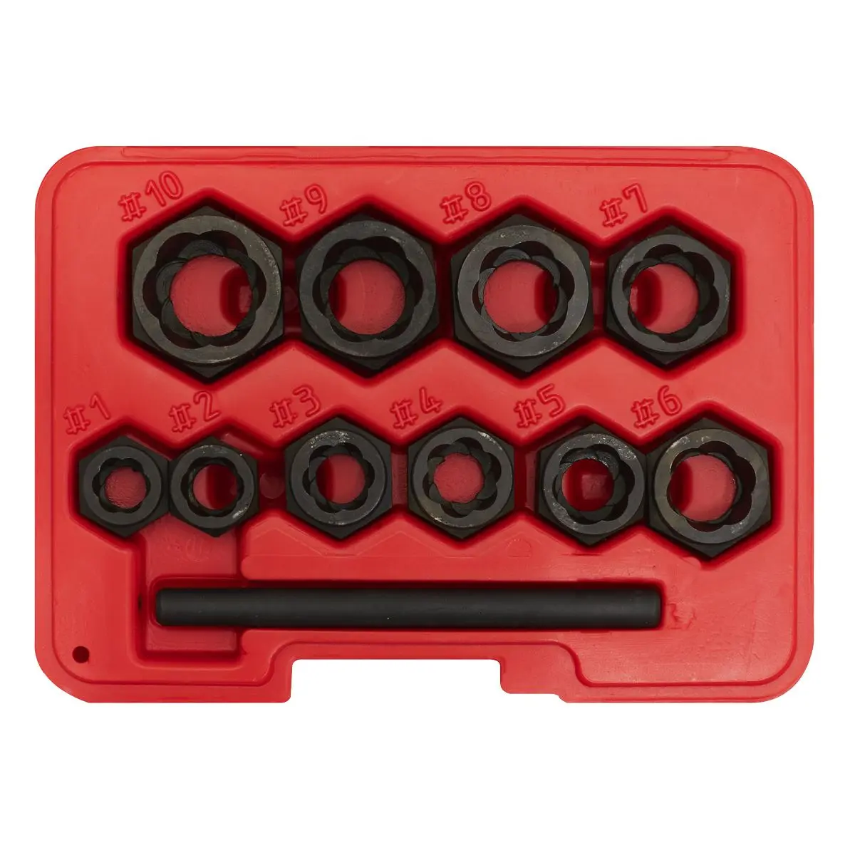 Sealey Bolt Extractor Set 11pc Spanner Type - Image 3