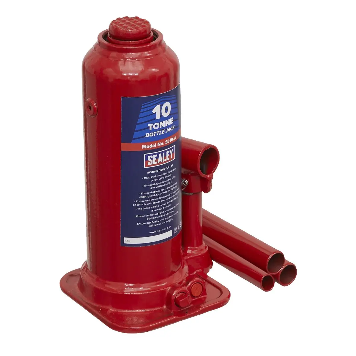 Sealey Bottle Jack 10 Tonne - Image 3