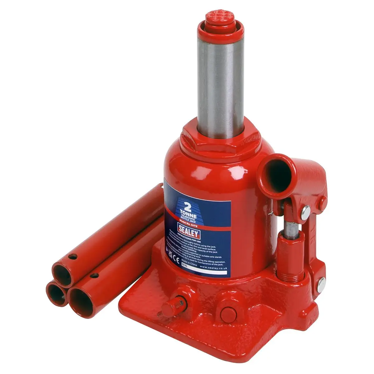 Sealey Telescopic Bottle Jack 2 Tonne - Image 2