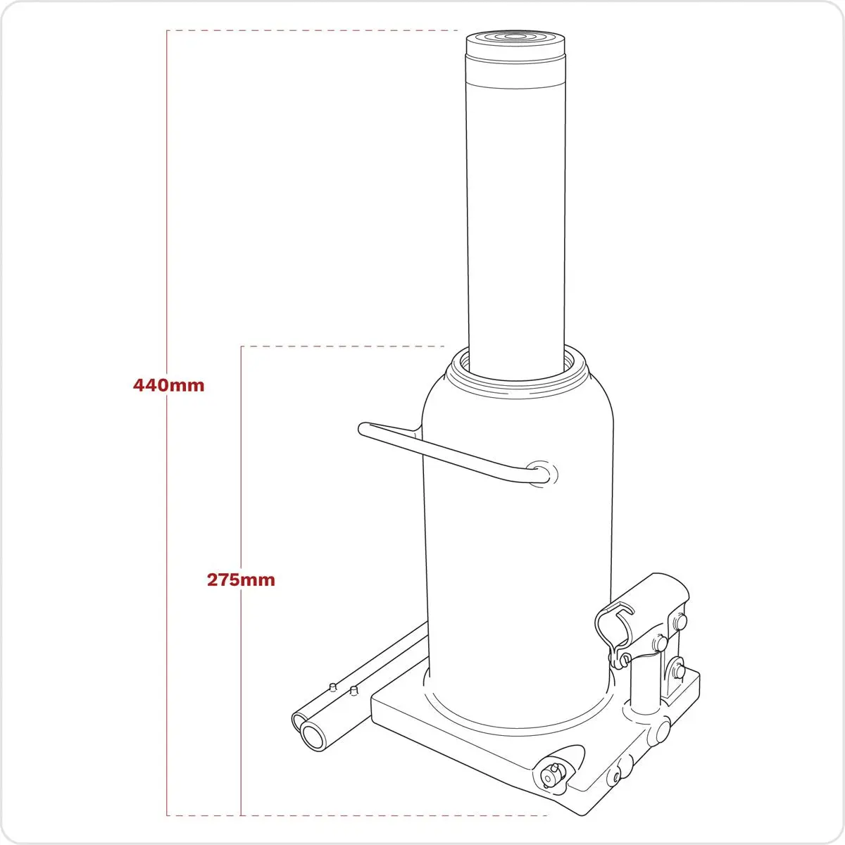 Sealey Bottle Jack 30 Tonne - Image 13