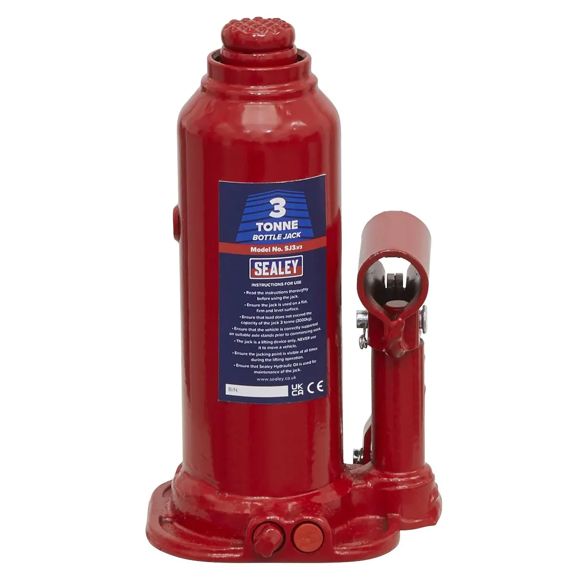 Sealey Bottle Jack 3 Tonne - Image 3