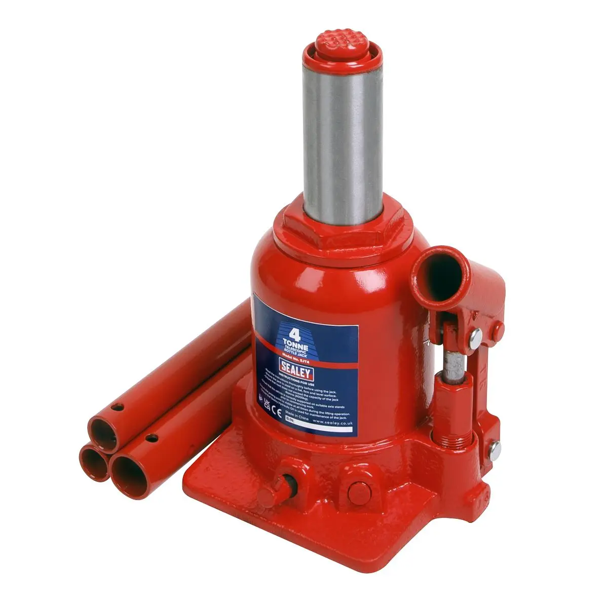 Sealey Telescopic Bottle Jack 4 Tonne - Image 3