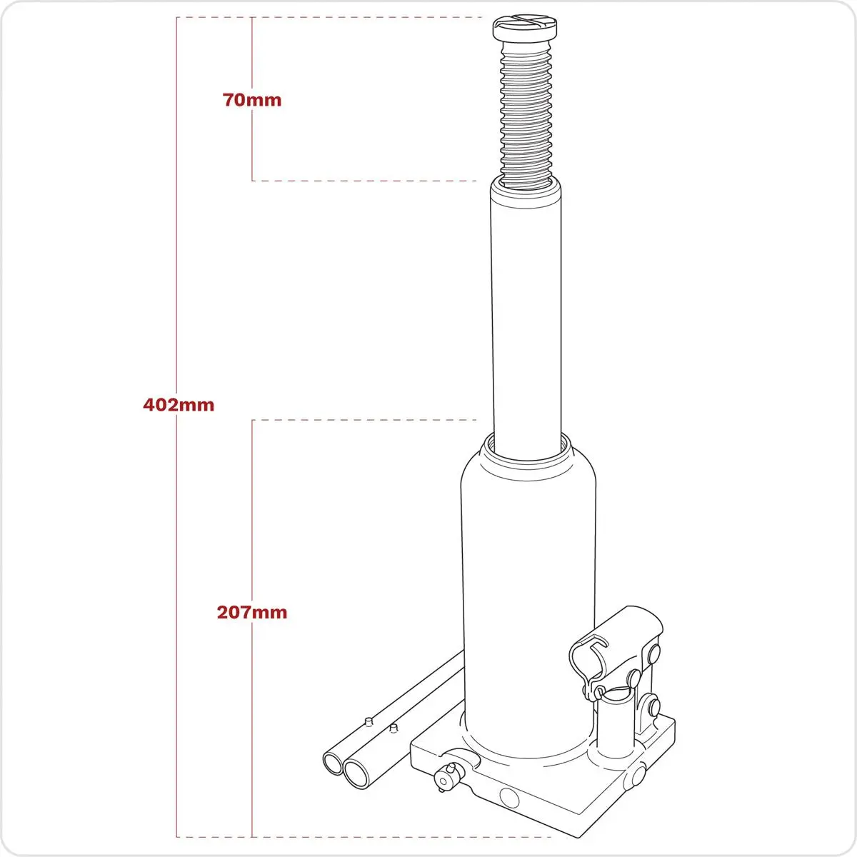 Sealey Viking Bottle Jack 5 Tonne - Image 5