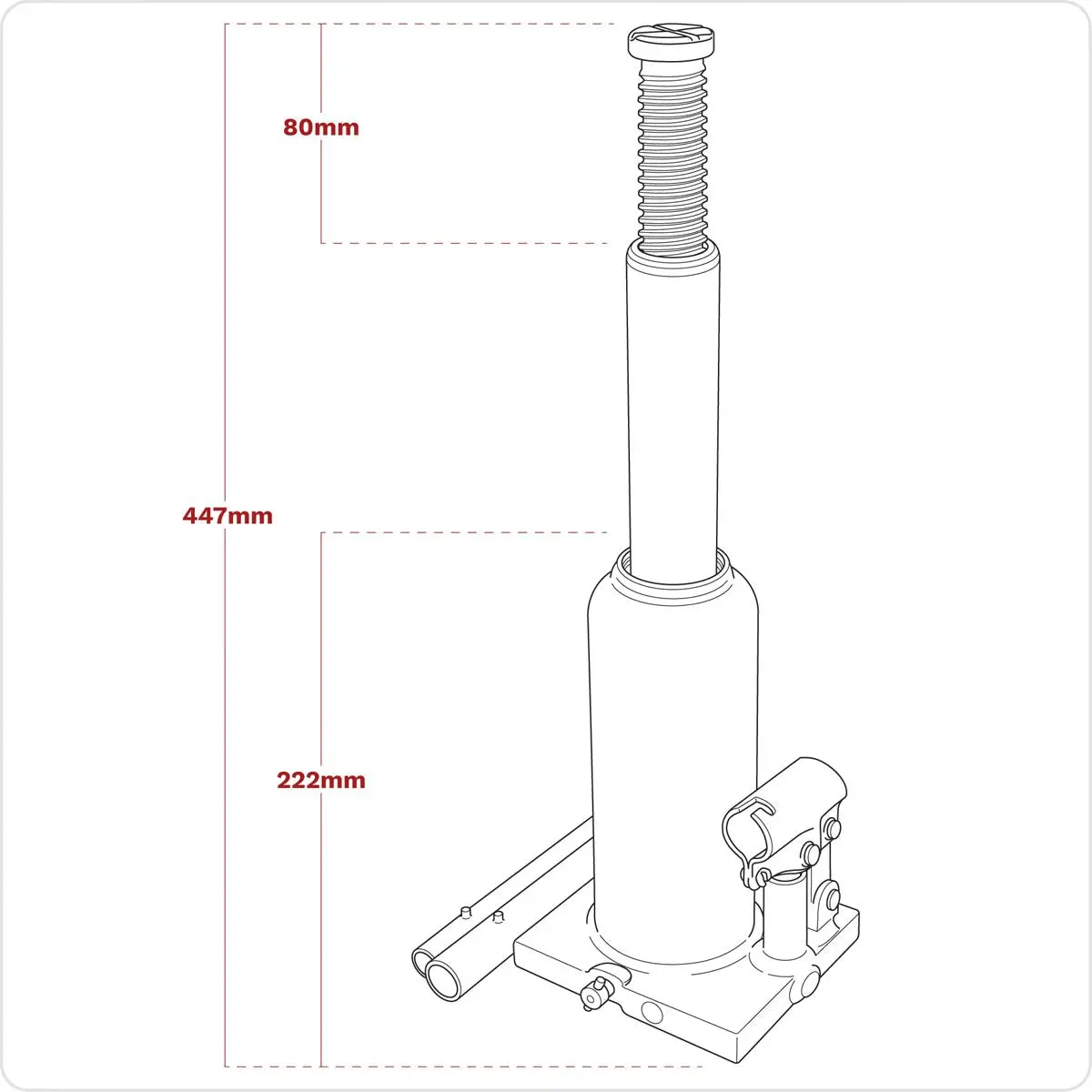 Sealey Viking Bottle Jack 8 Tonne - Image 11