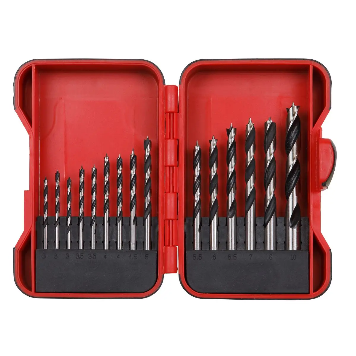 Sealey Brad Point Wood Drill Bit Set 15pc - Image 3