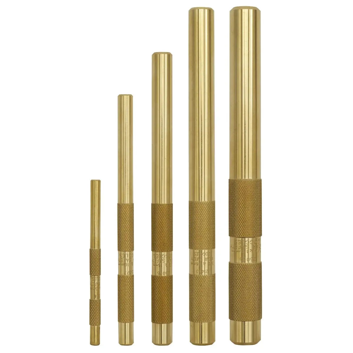 Sealey Brass Punch Set 5pc - Image 3