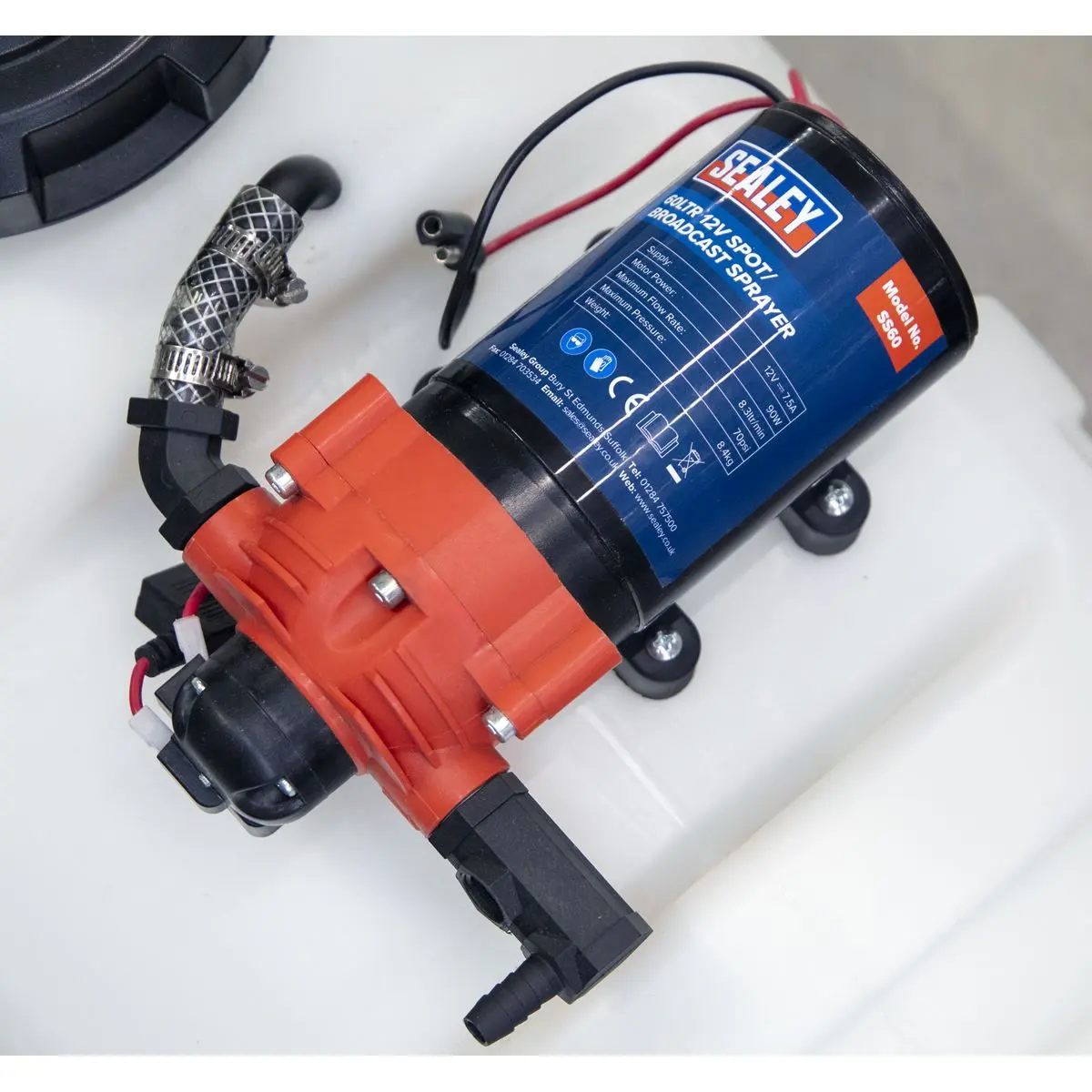 Sealey Broadcast/Spot Sprayer 60L 12V - Image 4