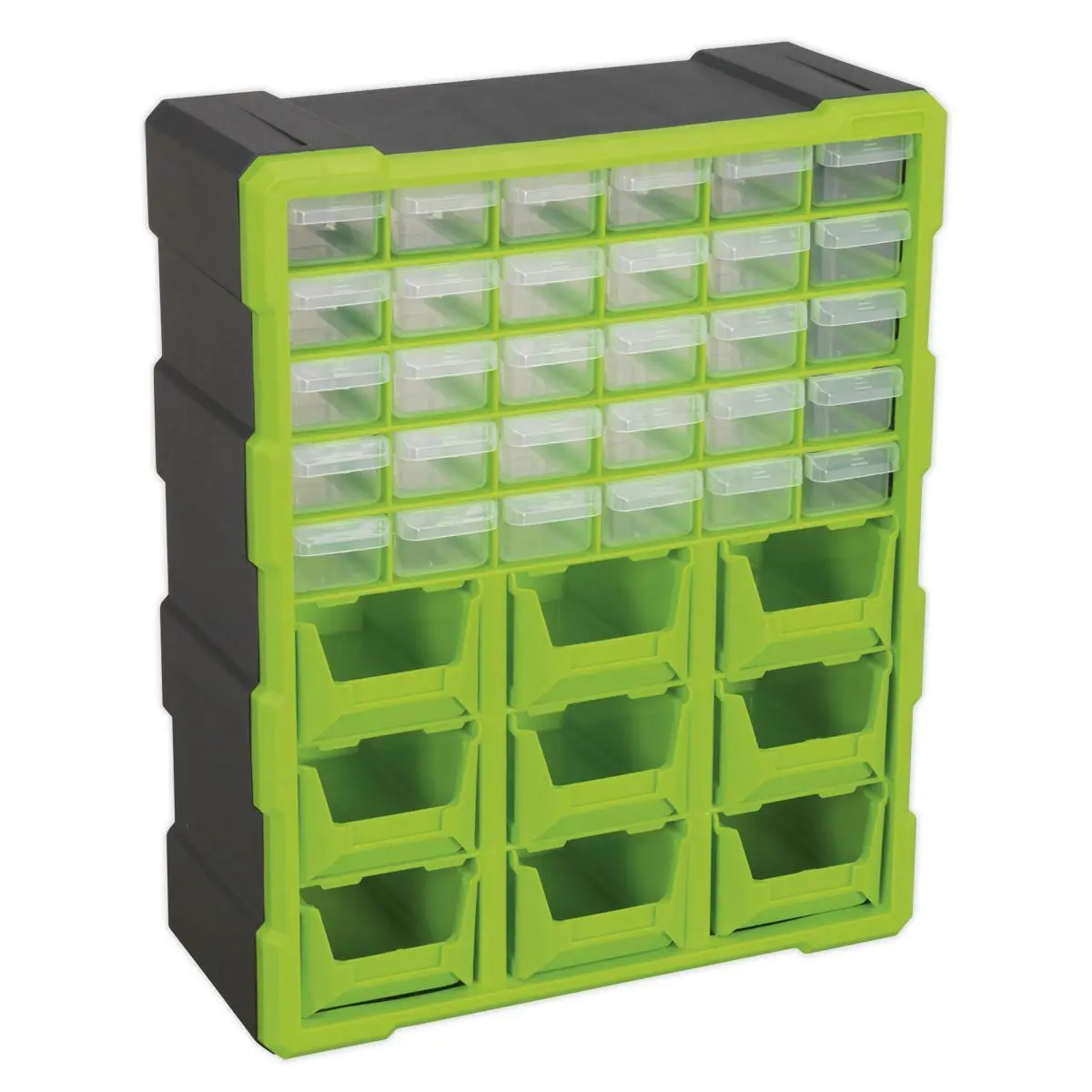 Sealey Cabinet Box 39 Drawer - Green/Black - Image 7