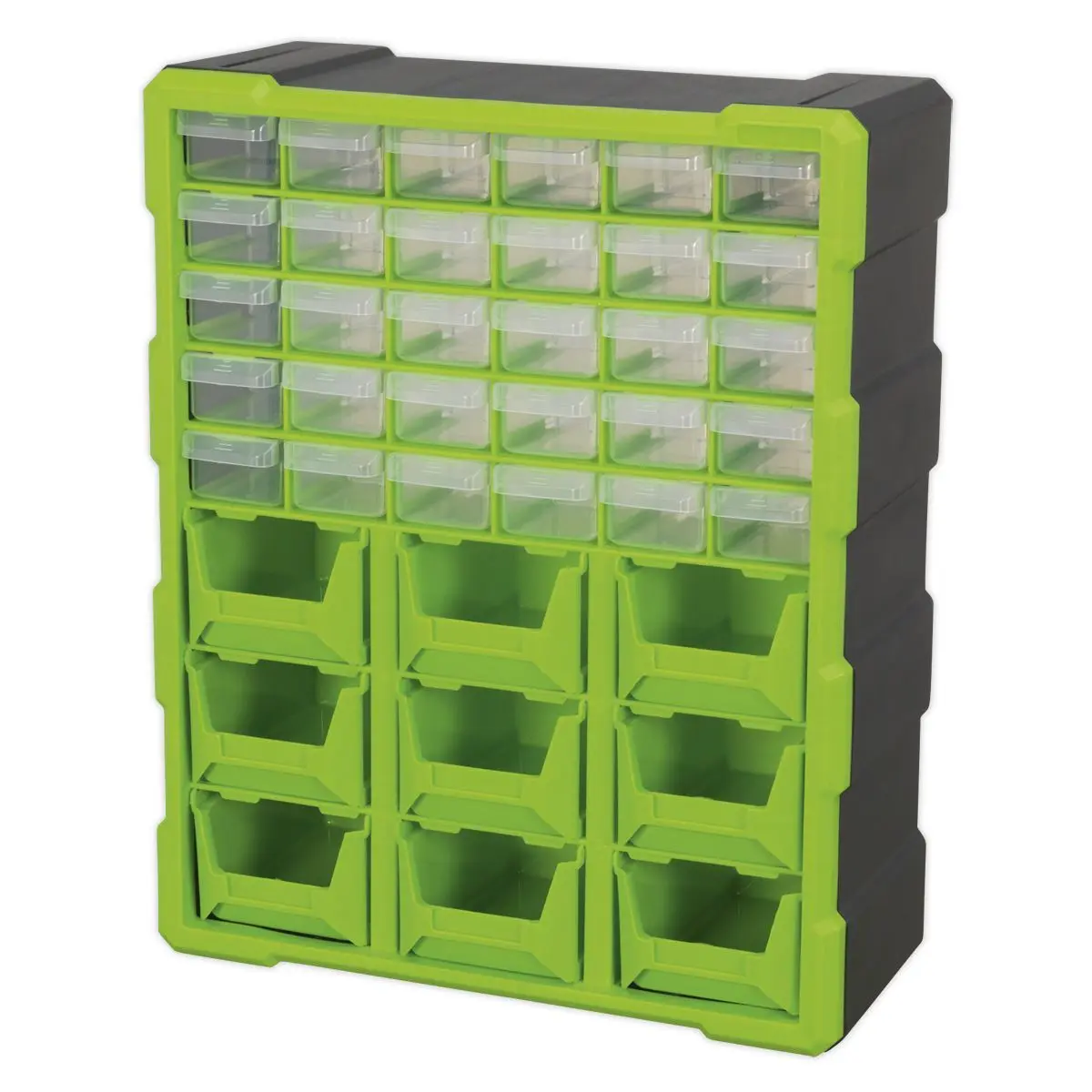 Sealey Cabinet Box 39 Drawer - Green/Black - Image 8