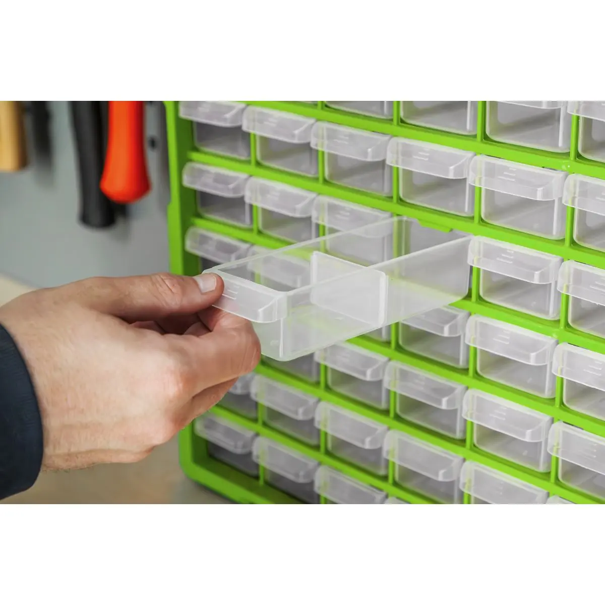 Sealey Cabinet Box 60 Drawer - Green/Black - Image 8