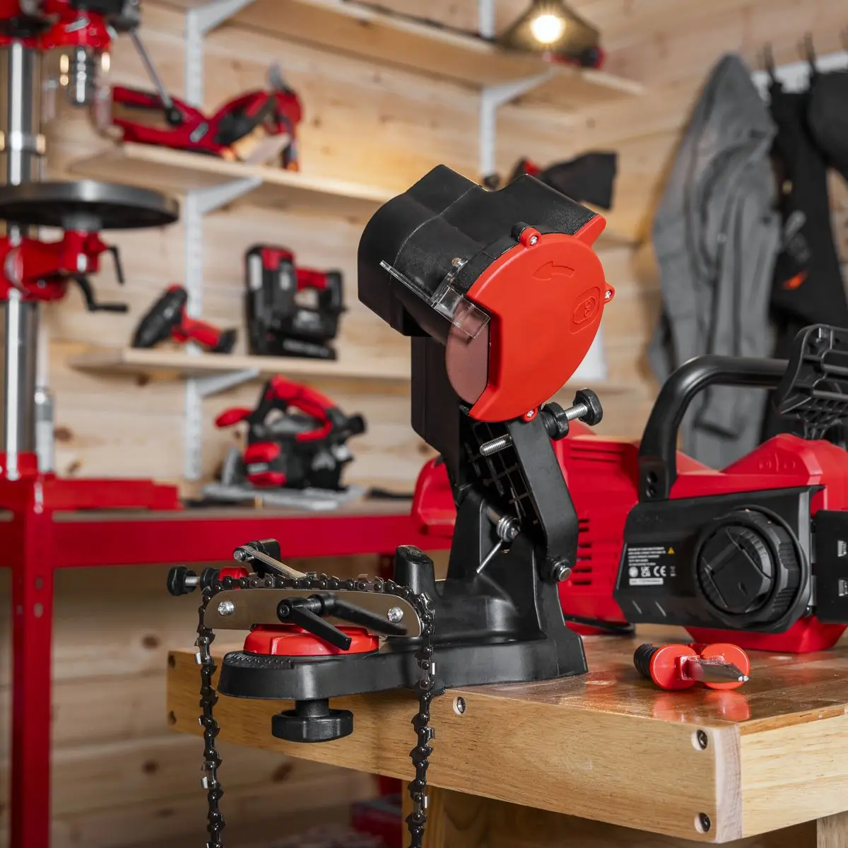 Sealey Chainsaw Blade Sharpener - Quick Locating 85W - Image 7