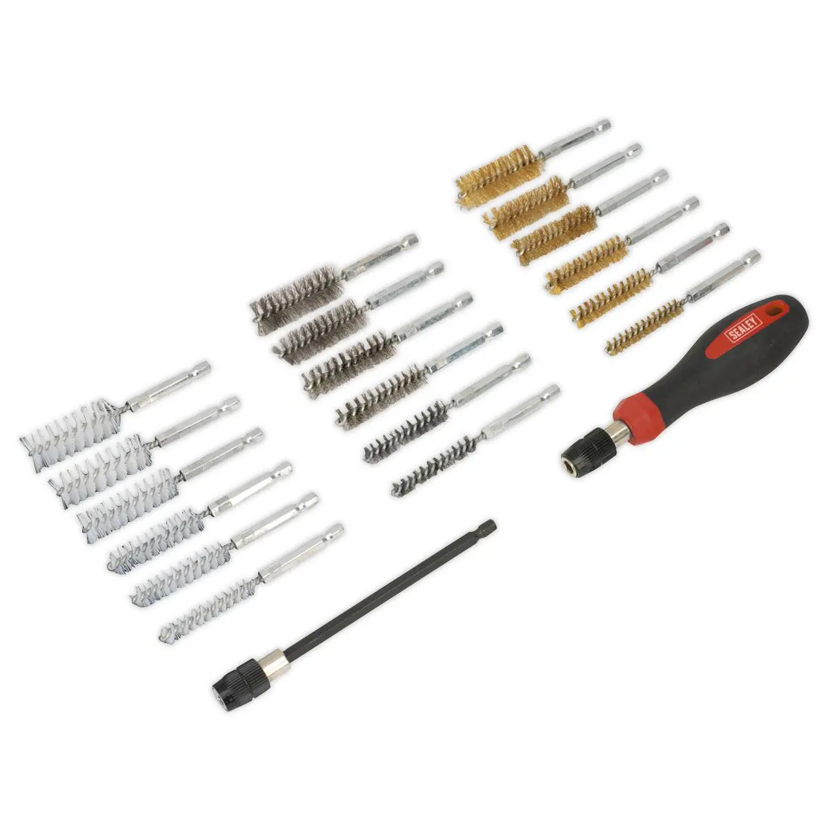 Sealey Cleaning & Decarbonising Brush Set 20pc - Image 6