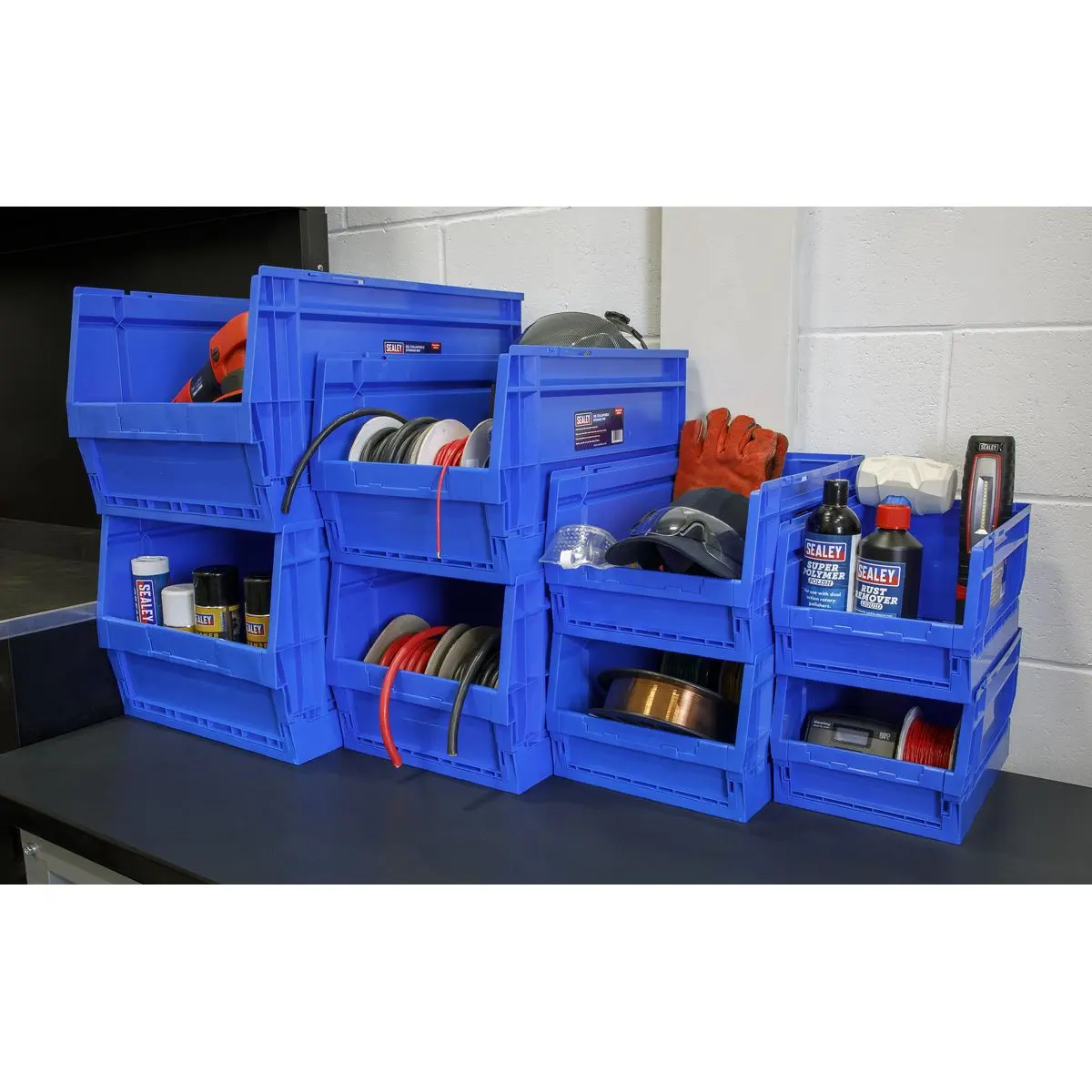 Sealey Collapsible Storage Bin 55L - Image 4