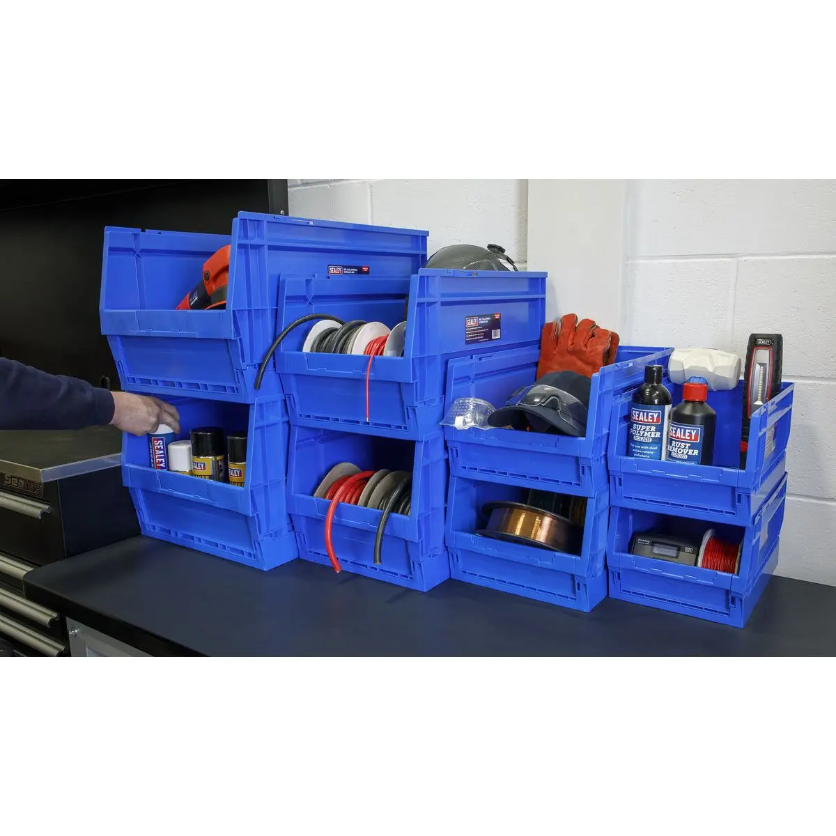 Sealey Collapsible Storage Bin 8.5L - Image 2
