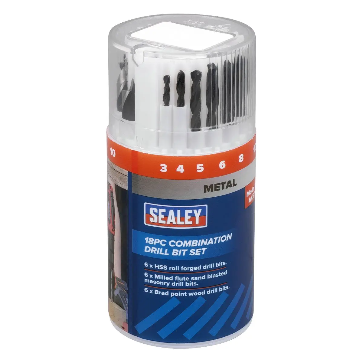Sealey Combination Drill Bit Set 18pc