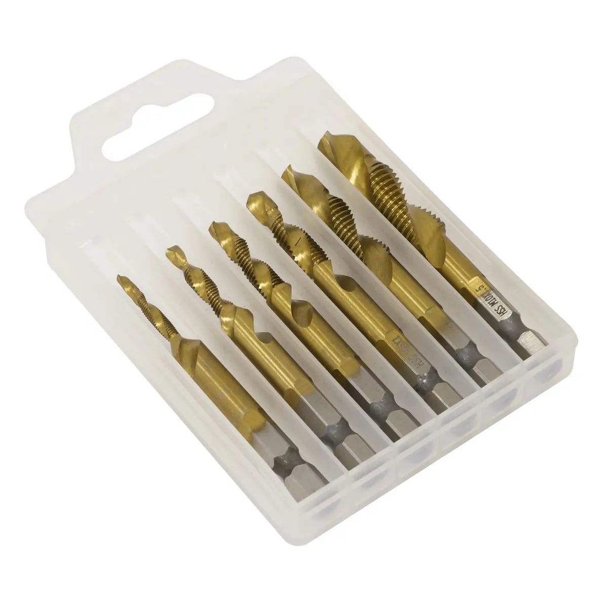 Sealey Combination Drill & Tap Bit Set 6pc