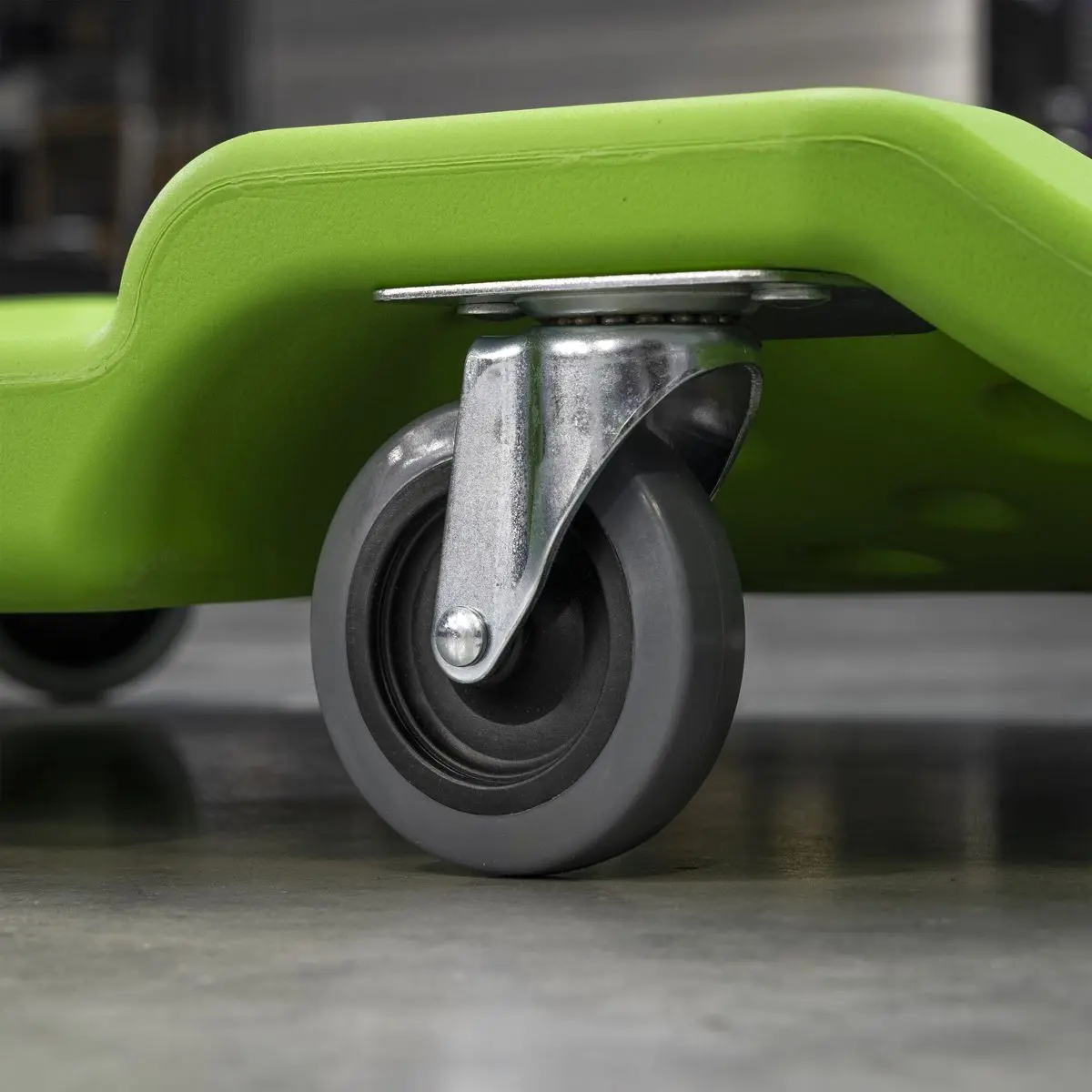 Sealey Composite Creeper with 6 Wheels - Hi-Vis Green - Image 6