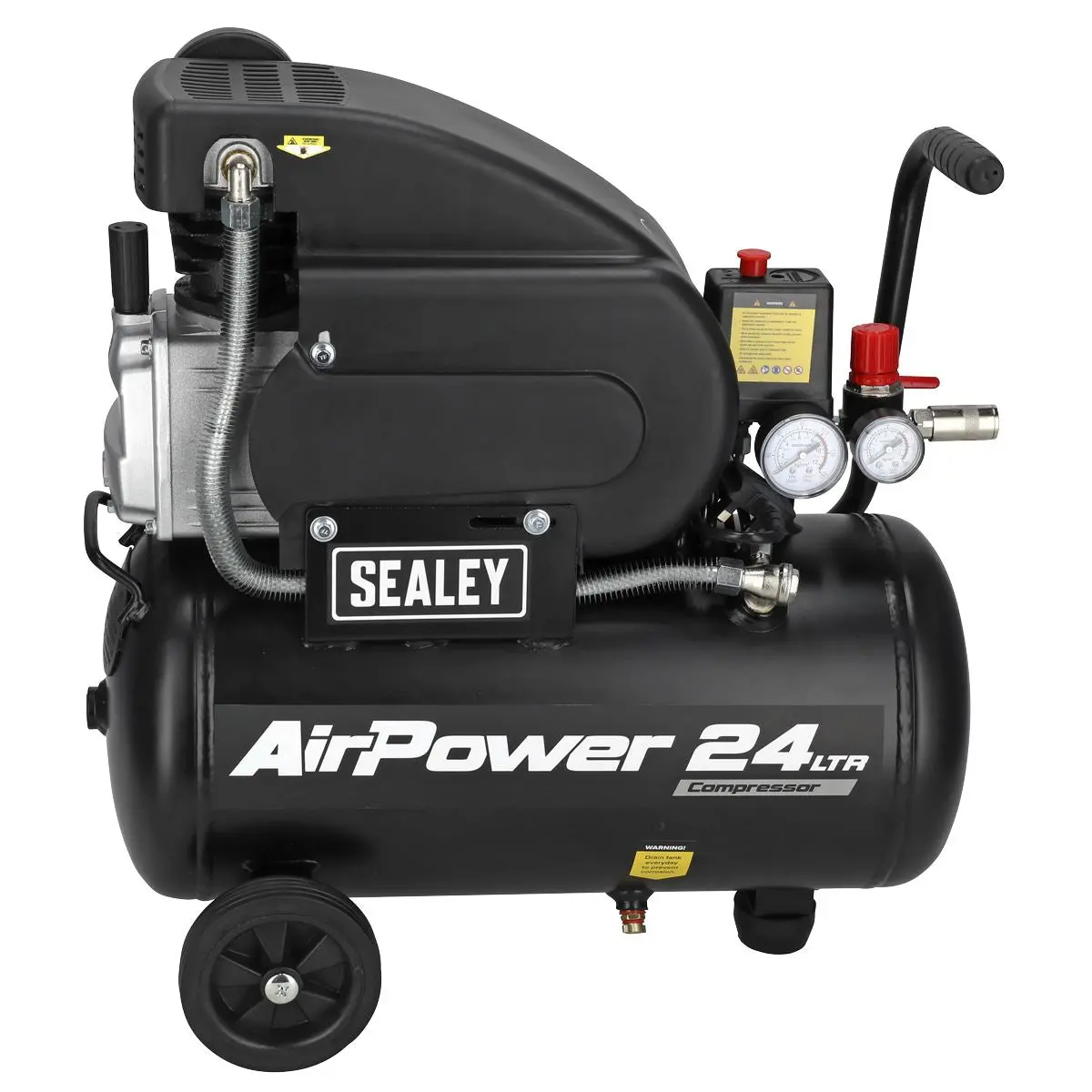 Sealey 24L Direct Drive Air Compressor 2hp - Image 5