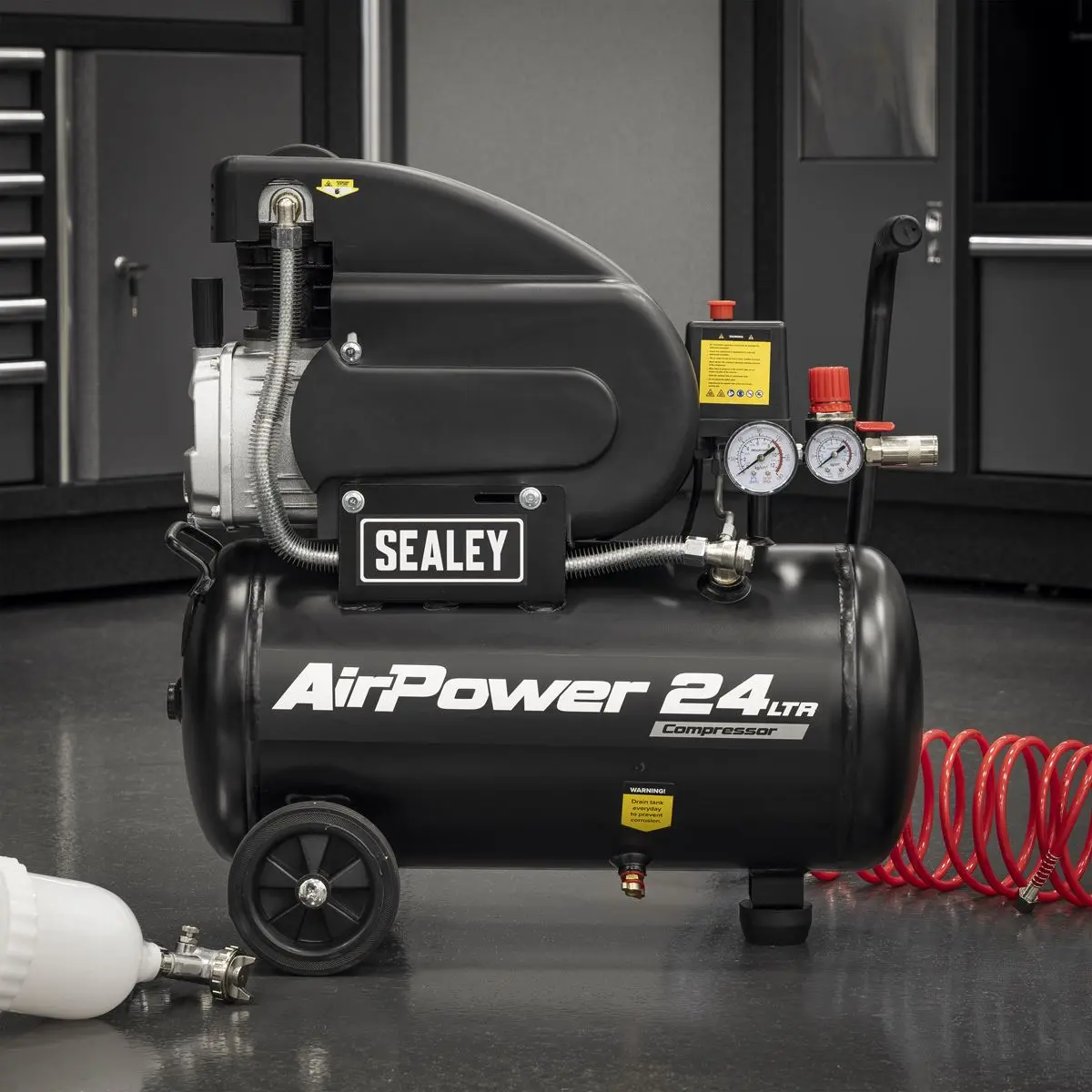 Sealey 24L Direct Drive Air Compressor 2hp - Image 8