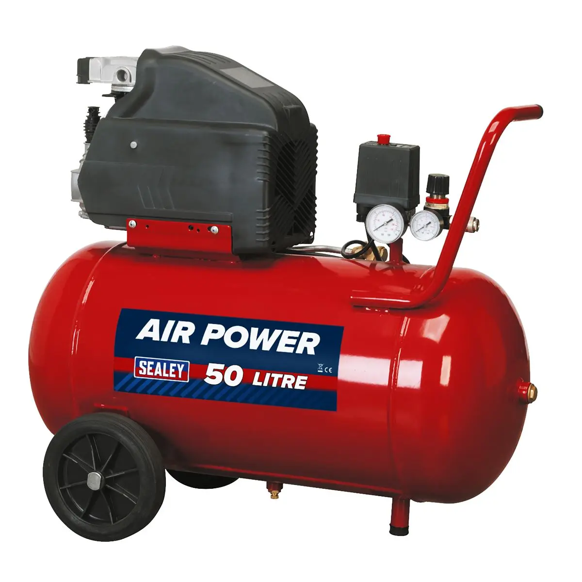 Sealey Air Compressor 50L Direct Drive 2hp