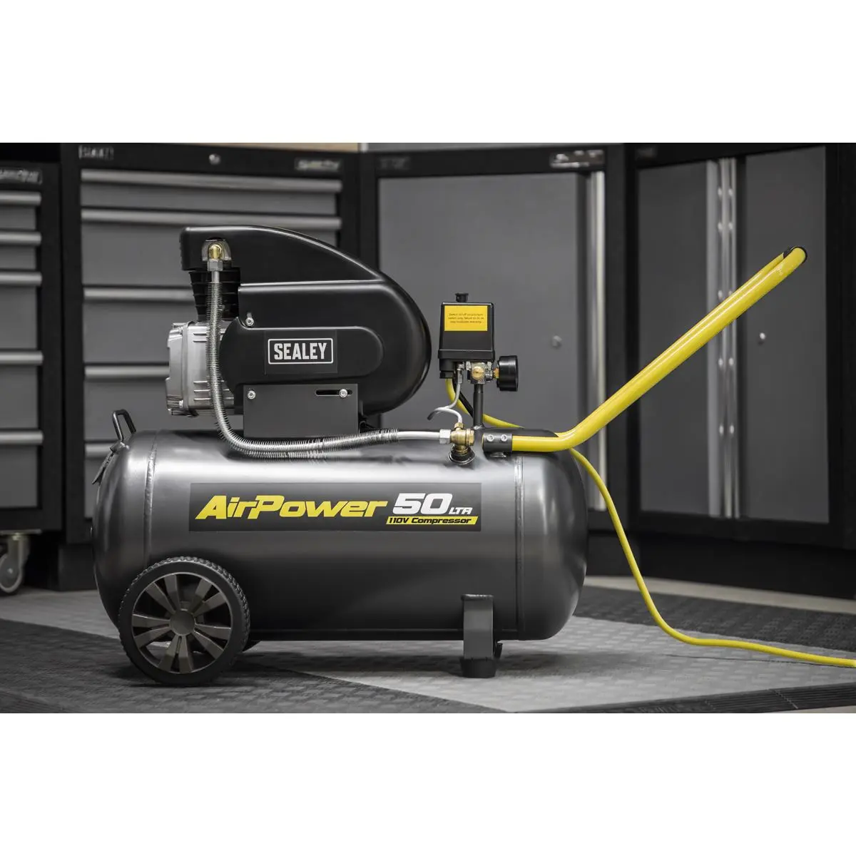 Sealey 50L Direct Drive Air Compressor 2hp 110V - Image 5