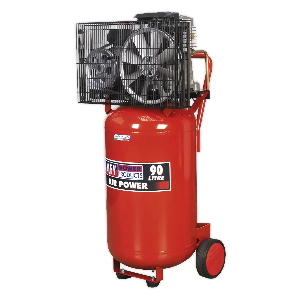 Sealey 90L Belt Drive Vertical Compressor 3hp - Image 7