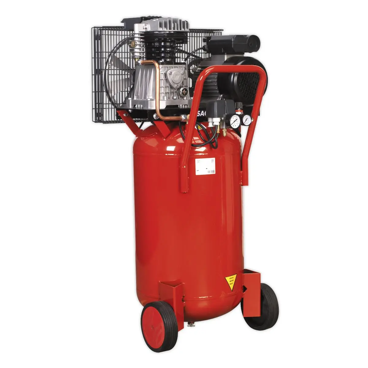 Sealey 90L Belt Drive Vertical Compressor 3hp - Image 8