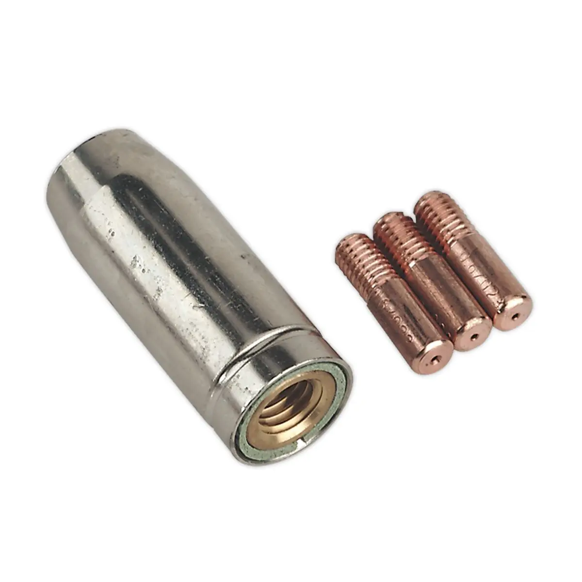 Sealey Conical Nozzle x 1 Contact Tip 0.6mm x 3 MB14 - Image 2