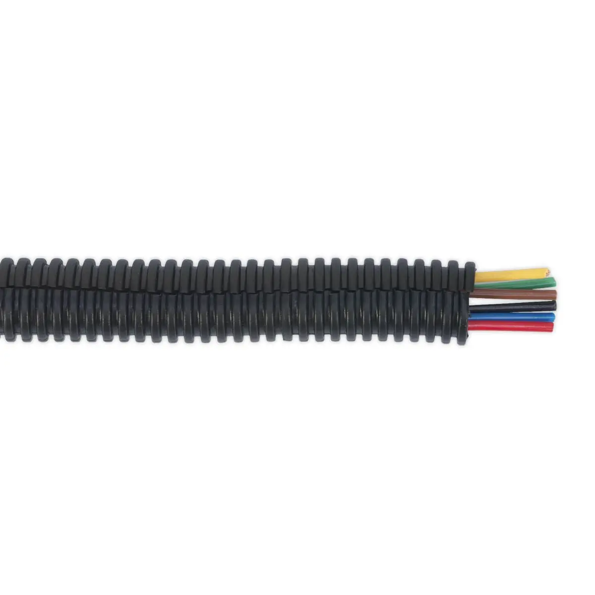 Sealey Convoluted Cable Sleeving Split Ø12-16mm 100m