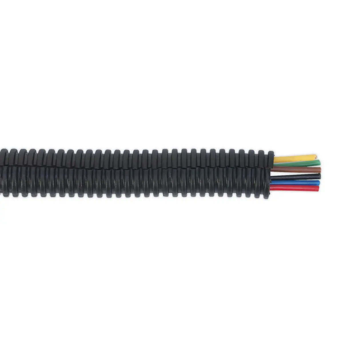 Sealey Convoluted Cable Sleeving Split Ø12-16mm 50m