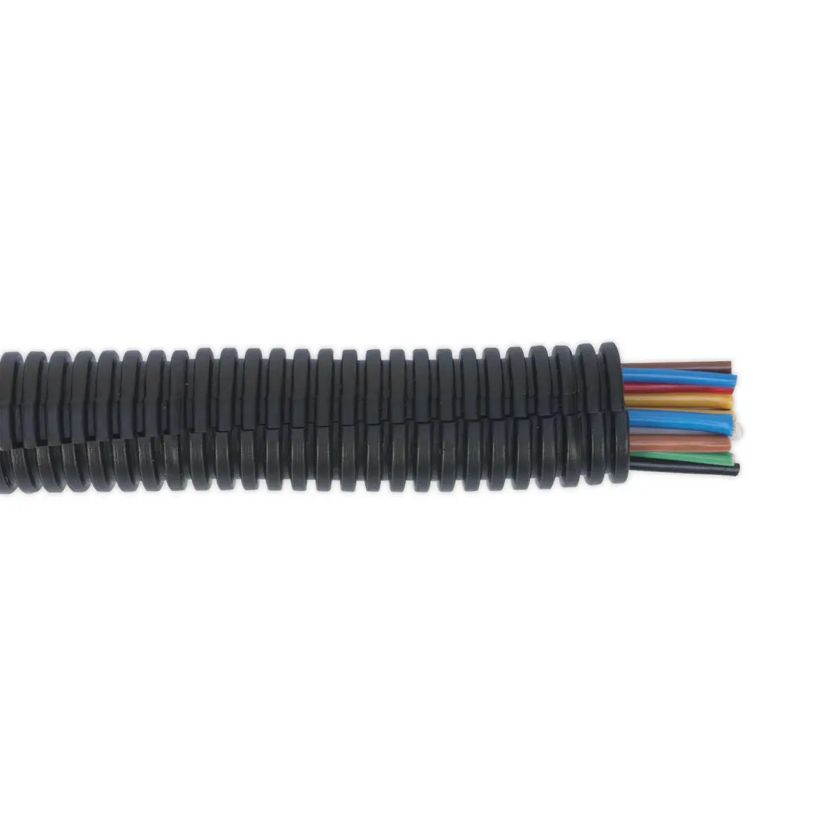 Sealey Convoluted Cable Sleeving Split Ø17-21mm 10m