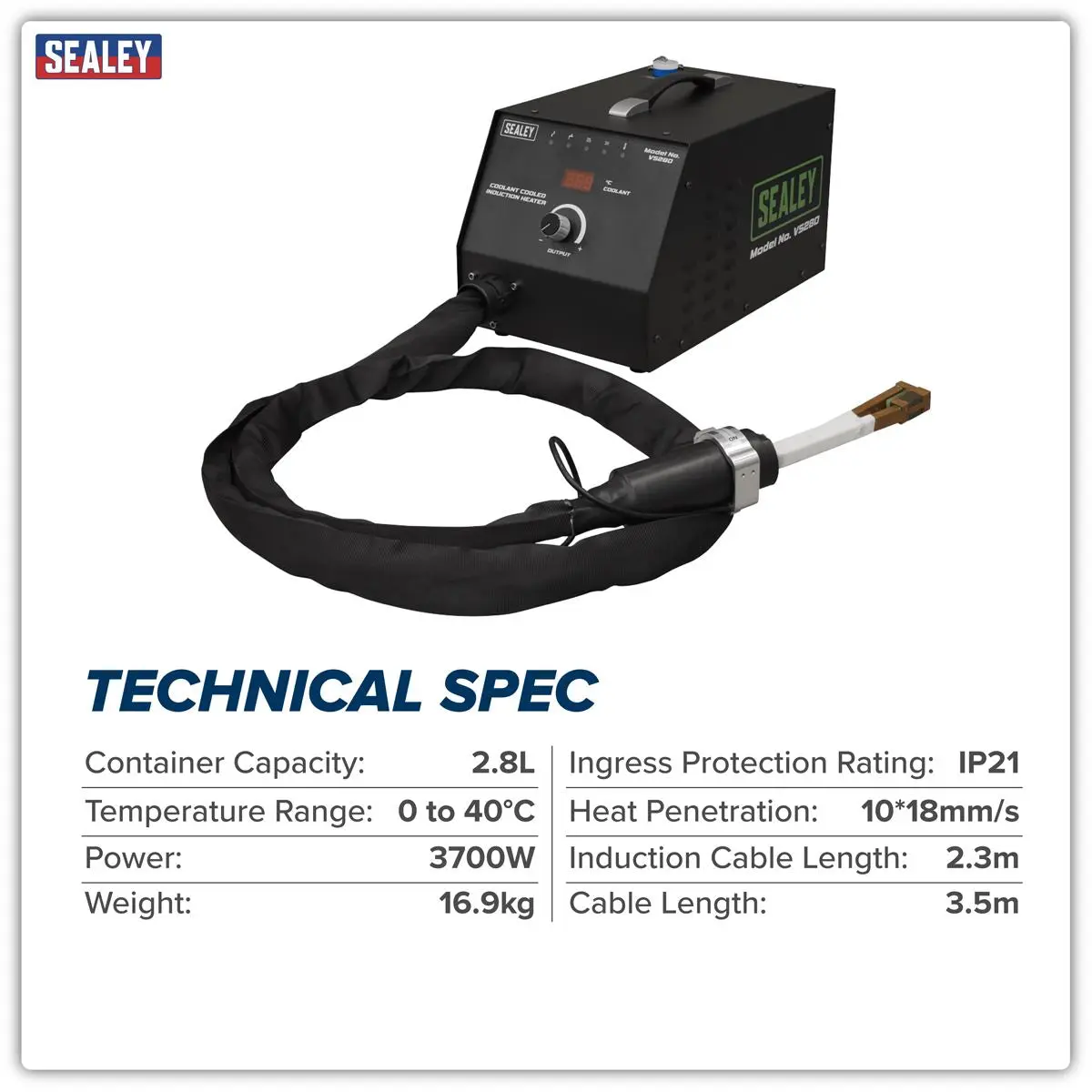 Sealey Coolant Cooled Induction Heater 3700W - Image 13