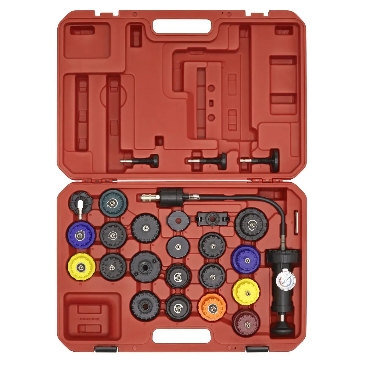 Sealey Cooling System Pressure Test Kit 25pc - Image 3