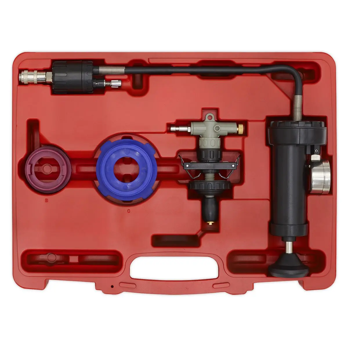 Sealey Cooling System Pressure Test Kit 4pc - Image 5
