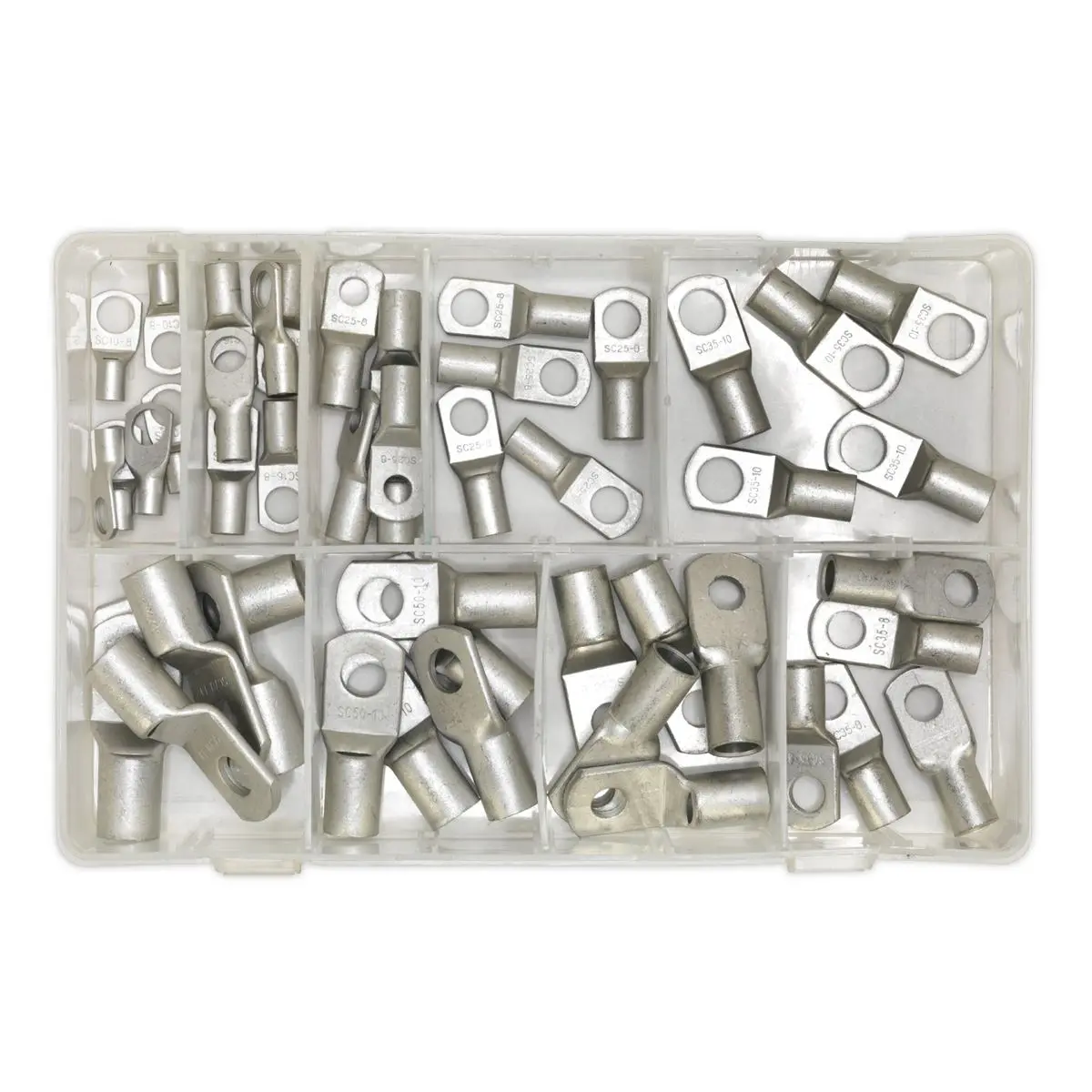 Sealey Copper Lug Terminal Assortment 52pc - Image 4
