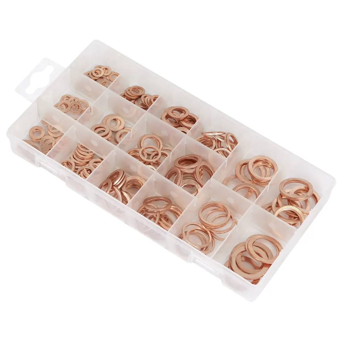 Sealey Copper Sealing Washer Assortment 250pc - Image 6
