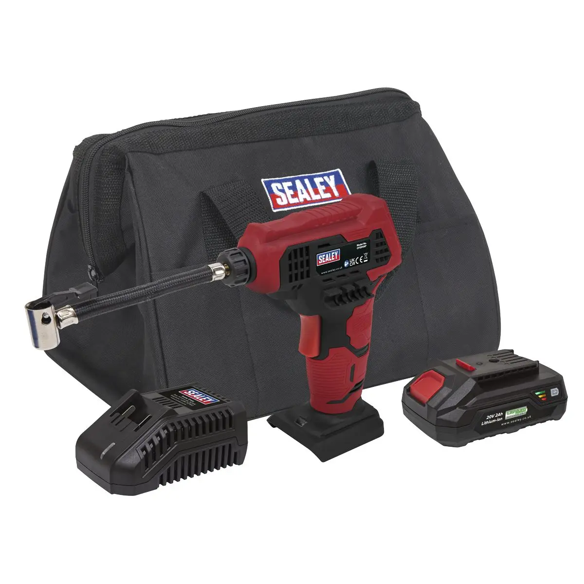 Sealey Cordless Air Pump Kit 20V 2Ah SV20 Series