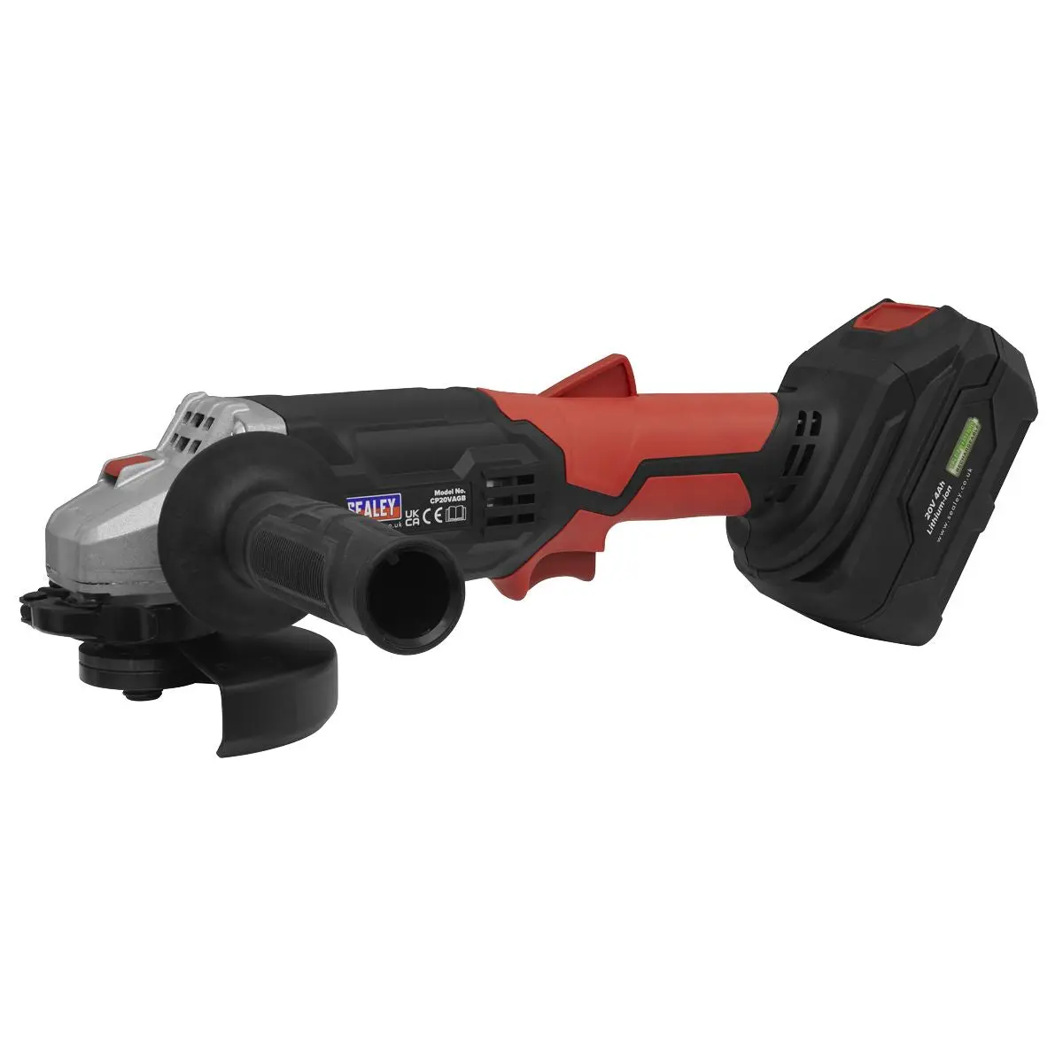 Sealey Cordless Angle Grinder Ø115mm 20V SV20 Series - Body Only - Image 4
